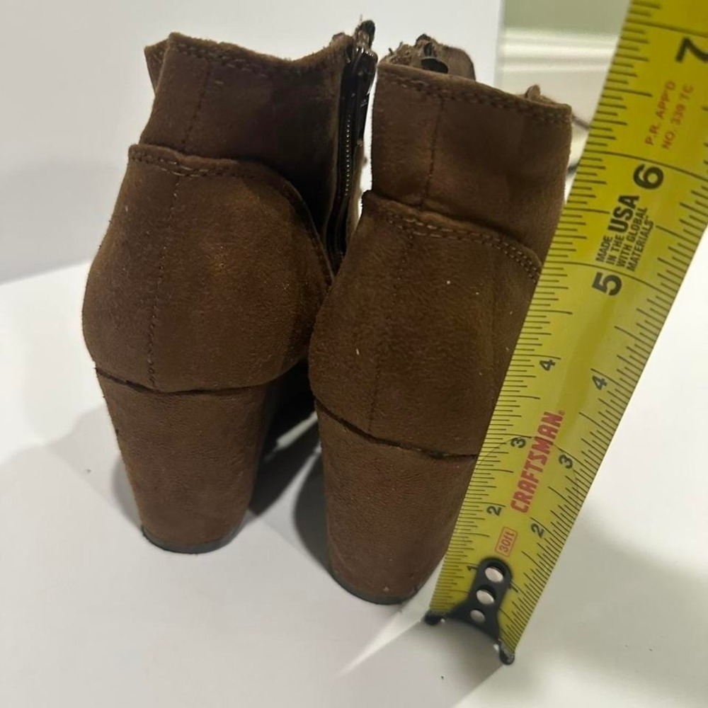 Brown laced Wedges Heels size 8.5 - Picture 5 of 5